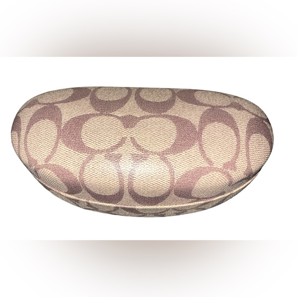 😎 Coach Signature Logo Sunglass Hard Case - Picture 2 of 5